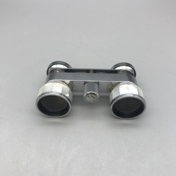 1950s Vintage Mother of Pearl Binolux Opera Glasses with Case - Made in Japan - Picture 4 of 13